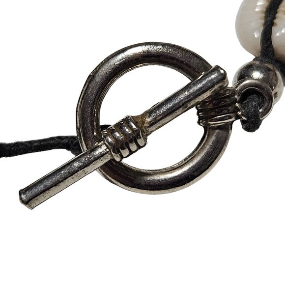 Boho Cowrie Shell Silver Bead Bracelet Beach Core Surfer Fashion Jewelry Women - Picture 3 of 5